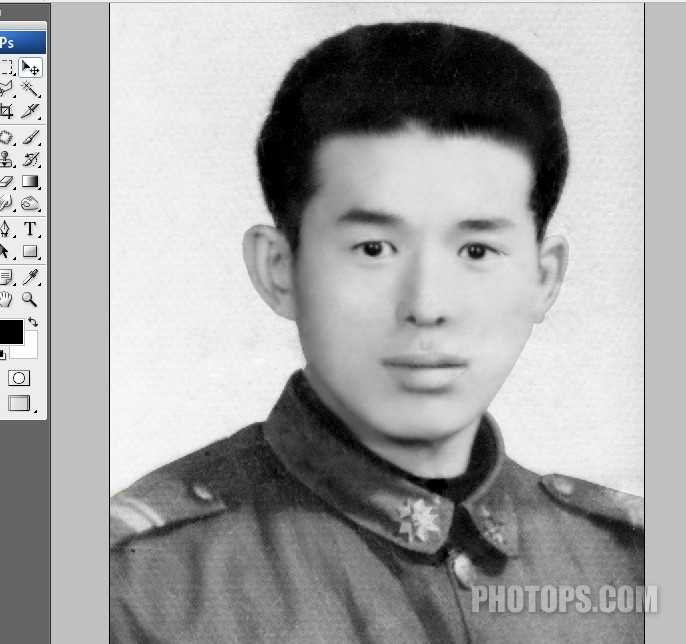 PhotoShop为老照片翻新修复教程