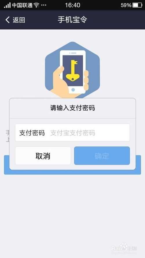 支付宝宝令手机版如何开通?